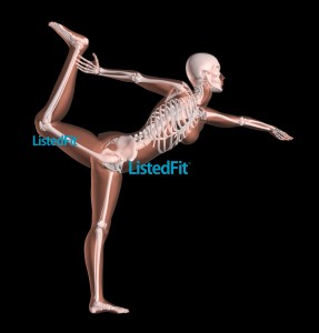 yoga pose skeleton