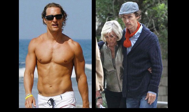 Matthew McConaughey Celebrity Weight changes celebrity Weight Loss