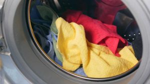 getting rid of sweat stains clothes washing machine