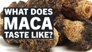 what does maca taste like
