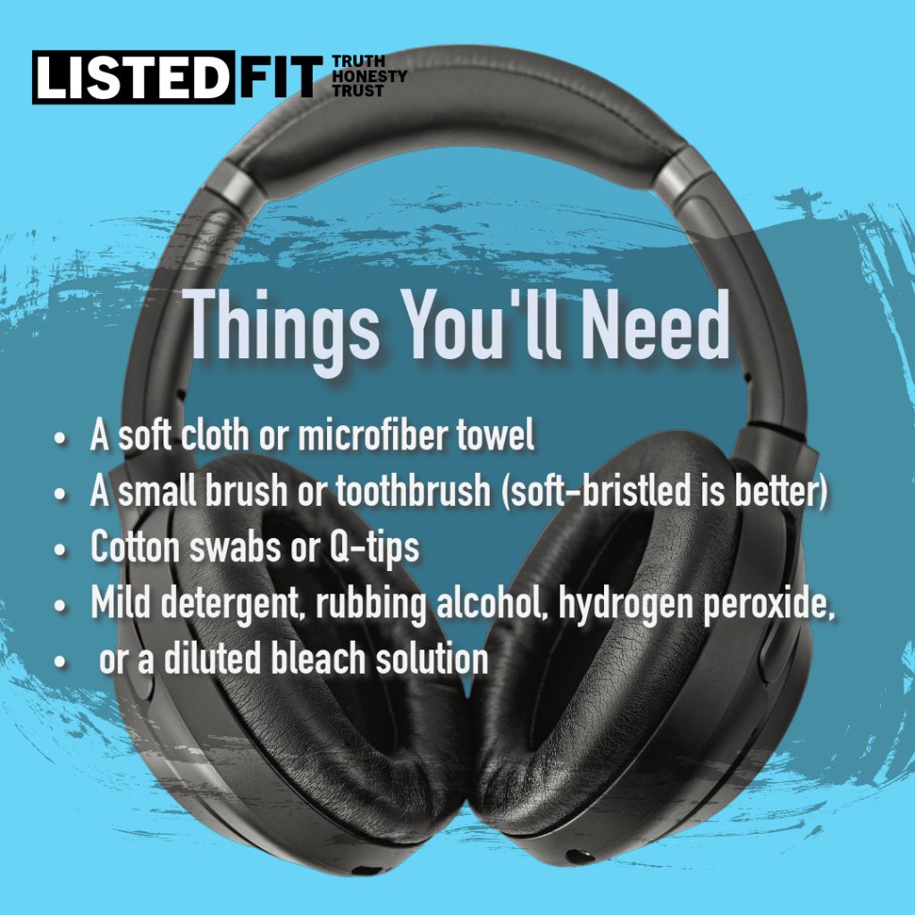 how to clean sweaty headphones 4