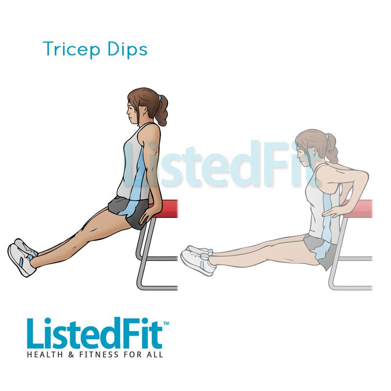 how to get rid of bingo wings fast Triceps-Dips-LF