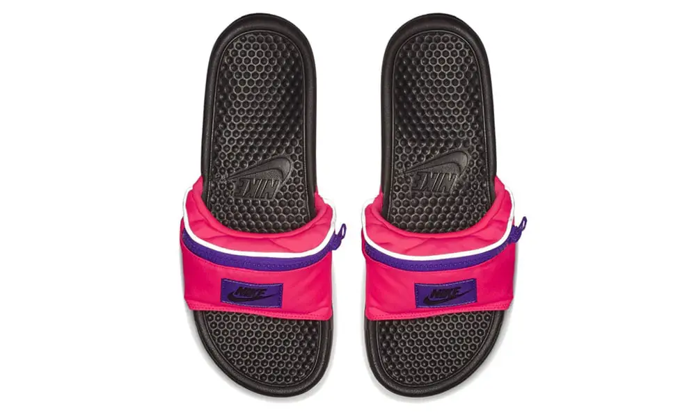 Would You Wear These? – Nike Slides with a Fanny Pack Attached!