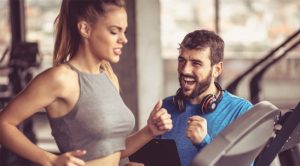 Personal Trainer Talks Too Much Guy-Yelling-At-Girl-Treadmill